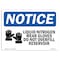 Signmission OSHA Sign, Liquid Nitrogen Wear Gloves With, 14in X 10in Rigid Plastic, 14" W, 10" H, Landscape OS-NS-P-1014-L-14018 - alternate 1